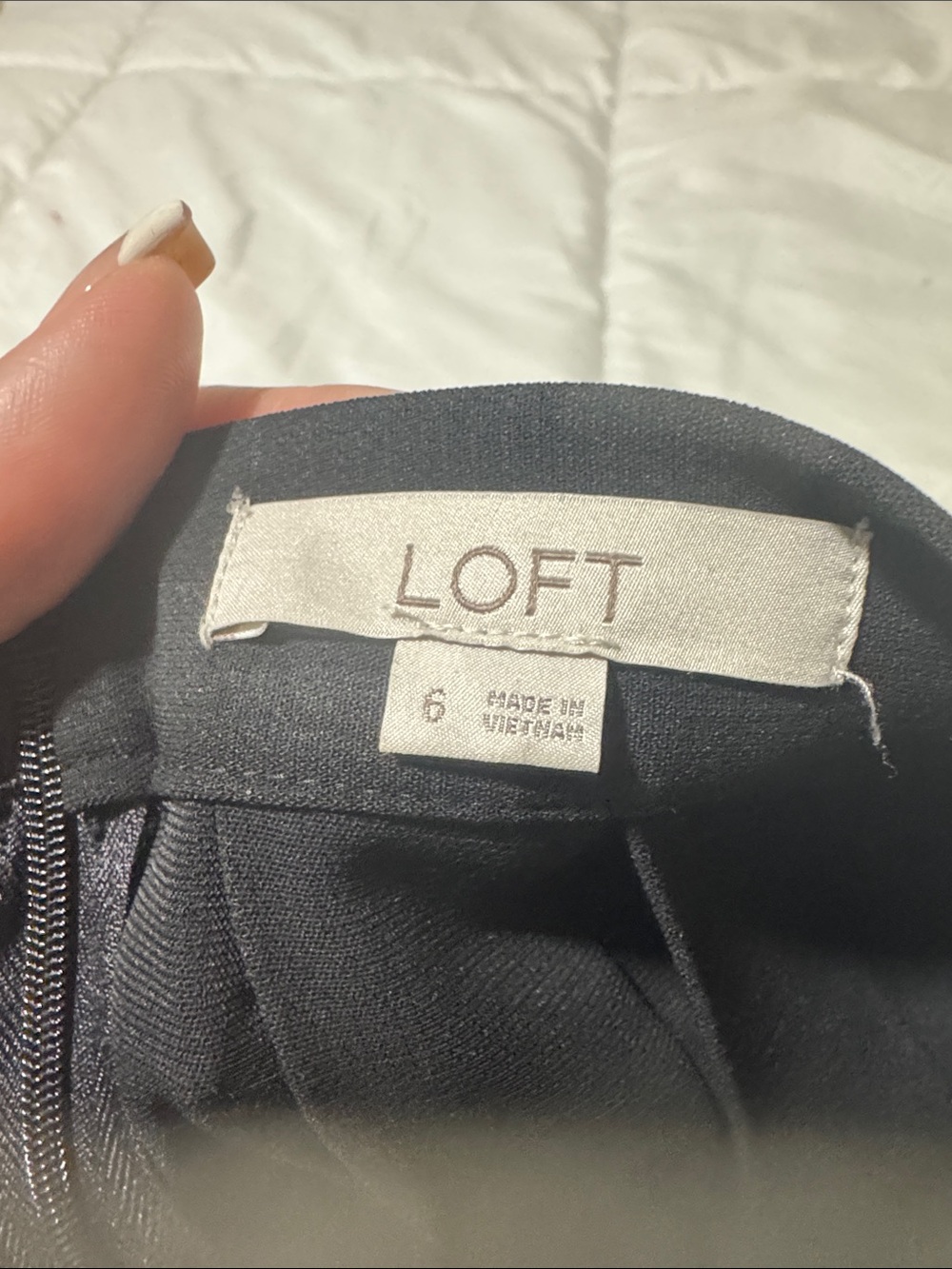 LOFT Black Women's skirt